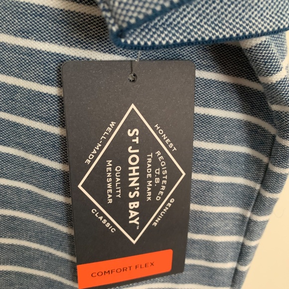 St Johns Bay, button up, collar shirt. Size M. NWT - Picture 5 of 6